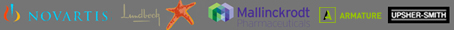 Sponsors Novartis, Lundbeck, Mallinckrodt, Upsher Smith