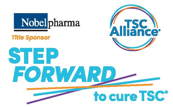 Step Forward to Cure TSC event logo with Nobelpharma title sponsor